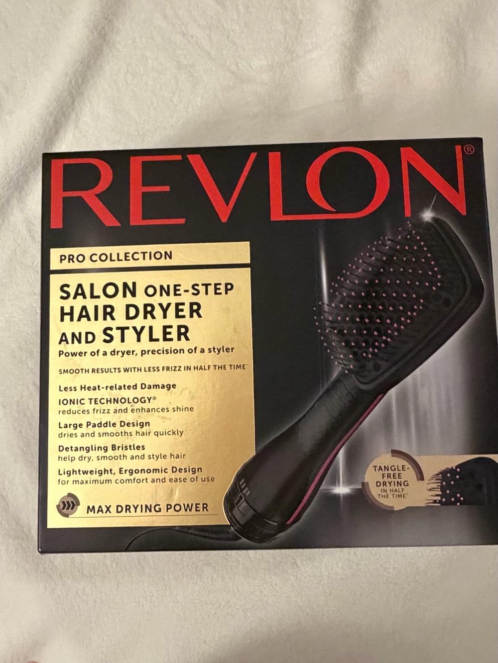 Revlon Black and Pink Salon One-Step Hair Dryer and Styler